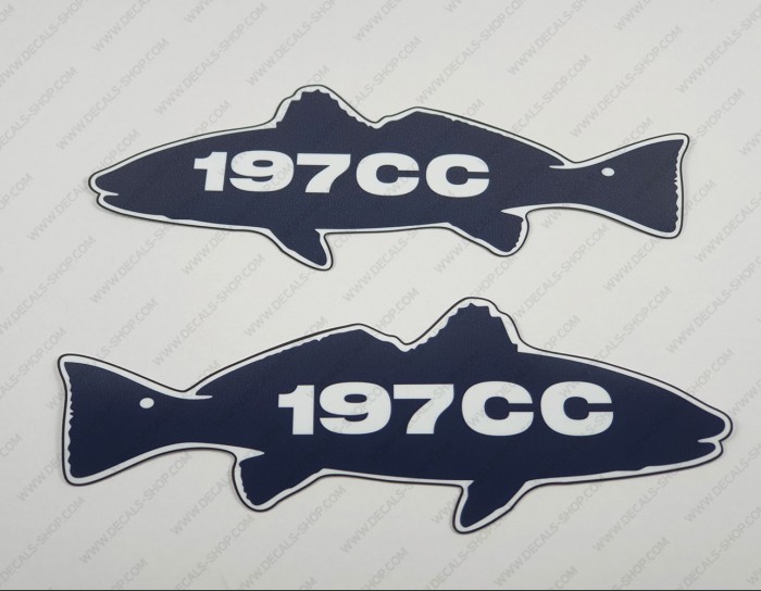 Sea Fox 197CC Boat Logo Decal Set of 2 x 10.75" Sea Fox 197CC Boat Logo Decal Set of 2 x 10.75"